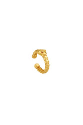 Snake Stone Free Silver Earcuff
